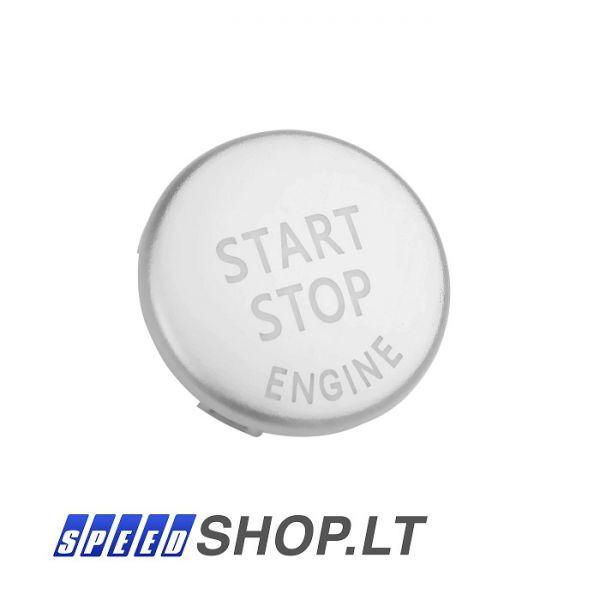 BMW E87 E90 E60 E84 E83 E70 E71 E89 sidabrinis Start Stop mygtukas 